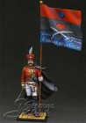 HQ PAINTED MINIATURE  Lambros Katsonis, Greek Colonel and Knight of Russian St. George Order, 1790