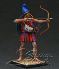 Army of Alexander and the Diadochi 3-4 c. BC.  Archer of the Crete.KIT