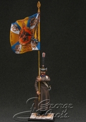 Russia of Alexander I.  +The Regular Infantry 1812-14. Ensign - bearer. KIT