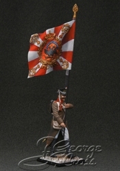 Russia of Alexander I.  +The Regular Infantry 1812-14. Ensign - bearer. KIT