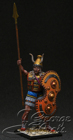 HQ PAINTED MINIATURE  The Trojan War 13-14 c. BC. +Idomeneo, Grandson of Minos