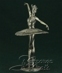 HQ PAINTED MINIATURE  Modern World. Russia.  Ballerina of the Bolshoi Theatre