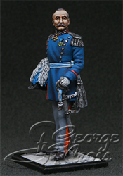 HQ PAINTED MINIATURE  The Greek War of Independence 1821-29.  Kostas (Constantine) Botsaris, Greek General, Markos' brother