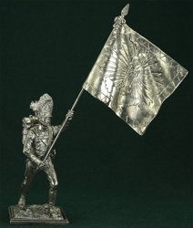 Austria-Hungary. Line Infantry. Hungarian Regiments, Grenadier Company 1805-14. Regimental Banner. KIT