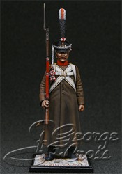 HQ PAINTED MINIATURE  Russia of Alexander I.  +The Regular Infantry 1812-14. +Non-commissioned Officer