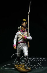 HQ PAINTED MINIATURE  Austria-Hungary. Line Infantry. German Regiments, Fusilier Company 1805-14. Private