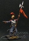 HQ PAINTED MINIATURE  Napoleon's France.  +Line Infantry 1813.  Sergeant of the Eagle Escort