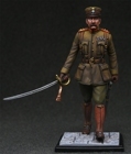 HQ PAINTED MINIATURE  Balkan and Greco-Turkish Wars. Hellenic Army. Officer Salutes in London 19 July 1919. Celebration of the end of WWI