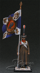 Russia of Alexander I.  +The Regular Infantry 1812-14. Ensign - bearer. KIT