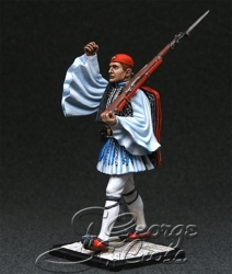 UNPAINTED KIT (disassembled).  Modern World. Greece.   Presidential Guard. Evzones in Full Dress