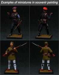 SOUVENIR FIGURE. 33rd  Infantry Regiment, Standard Bearer, 1921