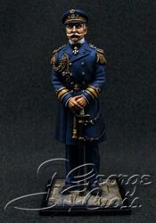HQ PAINTED MINIATURE  Balkan and Greco-Turkish Wars. Hellenic Royal Navy. Rear Admiral Pavlos Kountouriotis in the Battle of Lemnos, 1912