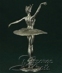 HQ PAINTED MINIATURE  Modern World. Russia.  Ballerina of the Bolshoi Theatre