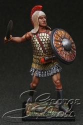 HQ PAINTED MINIATURE  Barbarians of Europe.  +Iberian in Battle. 2-3 c. BC