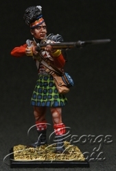 HQ PAINTED MINIATURE  Britain in Napoleonic Wars.  92nd Gordon Highlanders Rgt. 1815. Private