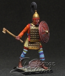HQ PAINTED MINIATURE  The Trojan War 13-14 c. BC. +Warrior From Squad of Agamemnon