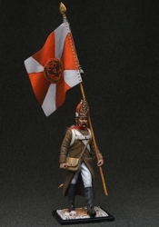 Russia of Alexander I.  +The Regular Infantry 1812-14. Ensign - bearer. KIT