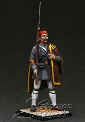 UNPAINTED KIT (disassembled).  Greece. The Evzone, 1897