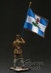 HQ PAINTED MINIATURE  Balkan and Greco-Turkish Wars. Hellenic Army. 33rd  Infantry Regiment, Standard Bearer, 1921