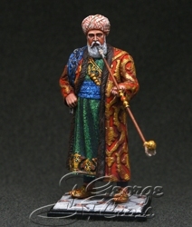 HQ PAINTED MINIATURE  Ottoman Empire. Beylerbey Pasha 19 c