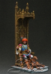 HQ PAINTED MINIATURE  Knights of Europe.  +Charles VII of Valois, 1429