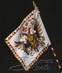 HQ PAINTED MINIATURE  Austria-Hungary. Line Infantry. German Regiments, Fusilier Company 1805-14. Regimental Banner