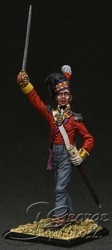 HQ PAINTED MINIATURE  Britain in Napoleonic Wars.  92nd Gordon Highlanders Rgt. 1815. Officer
