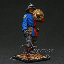 HQ PAINTED MINIATURE  European Infantry, late 15 c. Soldier