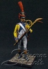 HQ PAINTED MINIATURE  Napoleon's France.  +Line Infantry 1808.  67th Regiment Orchestra. Musician with Bassoon