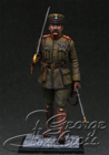 HQ PAINTED MINIATURE  Balkan and Greco-Turkish Wars. Hellenic Army. Officer in Paris  14 July 1919.  Celebration of the end of WWI