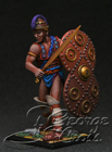 HQ PAINTED MINIATURE  The Trojan War 13-14 c. BC. +Myrmidon From Squad of Achilles