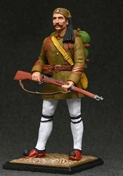 UNPAINTED KIT (disassembled).  Balkan and Greco-Turkish Wars. Hellenic Army. Evzone Battalion, Sergeant 1912-13