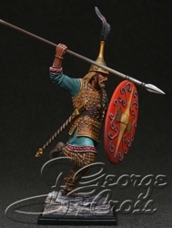 HQ PAINTED MINIATURE  Barbarians of Ancient Europe.  +Celtic Warrior. 1-3 c. BC